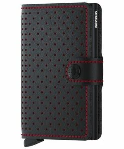 Secrid - Miniwallet Perforated Black/Red