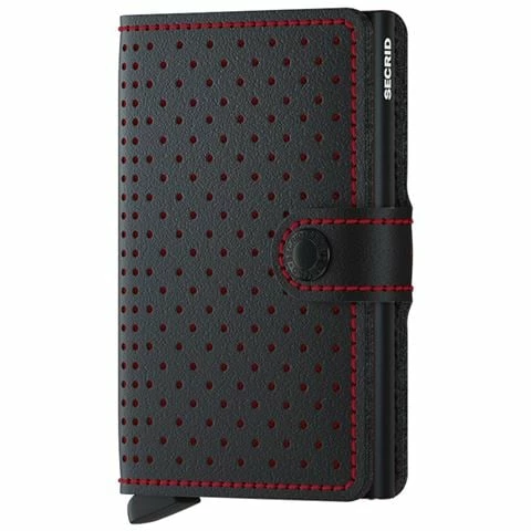 Secrid - Miniwallet Perforated Black/Red