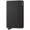Secrid - Slimwallet Perforated Black Red