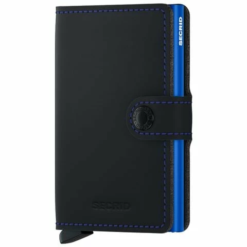 Secrid - Miniwallet Matte Black & Blue