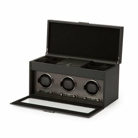 Wolf Designs Wolf - Axis Triple Watch Winder With Storage