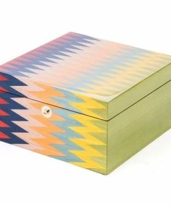 Ercolano - Zag Wooden Jewellery Box W/Tray Small