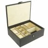 Redd Leather - Leather Luxury Accessories Box Large Black