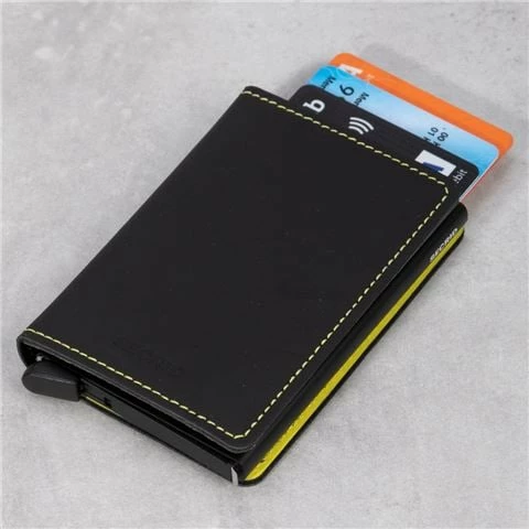 Secrid - Slimwallet Matte Black & Yellow