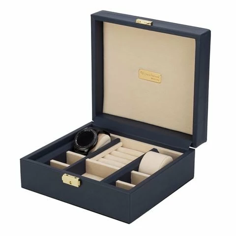 Renzo Romagnoli Renzo - Jewellery Case Navy Blue