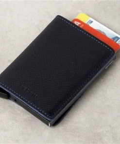 Secrid - Slimwallet Saffiano Navy