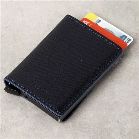 Secrid - Slimwallet Saffiano Navy