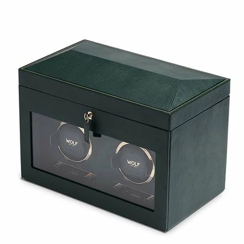 Wolf Designs Wolf - British Racing Green Watch Double Winder