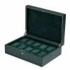 Wolf Designs Wolf - British Racing Green 10-Piece Watch Box