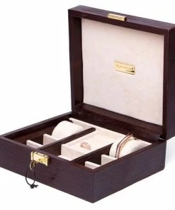 Renzo Romagnoli Renzo - Thesius Leather Jewellery Box Brown