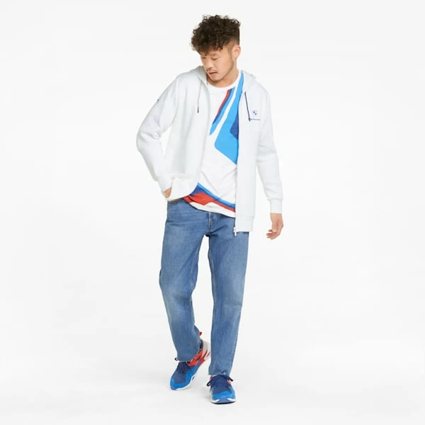 Puma BMW M Motorsport Hooded Men's Sweat Jacket - Image 3