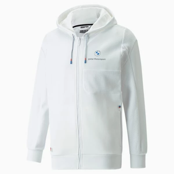 Puma BMW M Motorsport Hooded Men's Sweat Jacket - Image 5