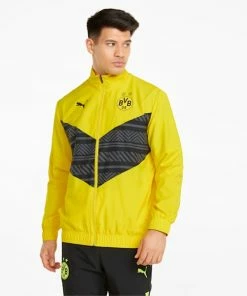 Puma BVB Prematch Men's Soccer Jacket