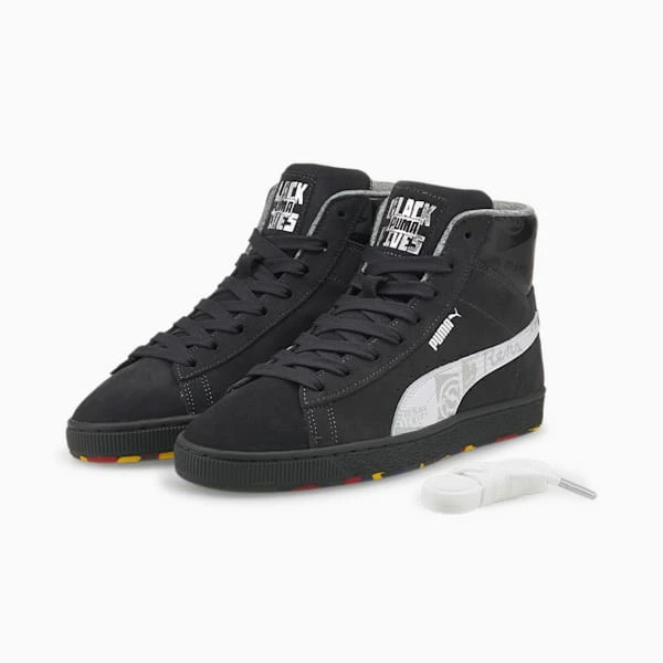 Classics Black Fives Suede Men's Sneakers - Image 2