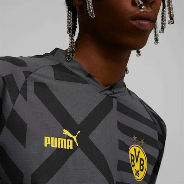 Puma Borussia Dortmund Soccer Men's Prematch Jersey - Image 4