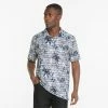 Puma CLOUDSPUN Tropic Leaves Men's Golf Polo Shirt