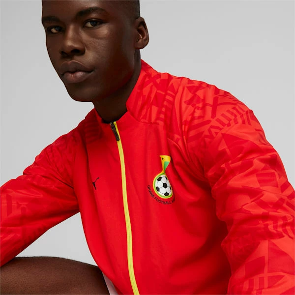 Puma Ghana Soccer Men's Prematch Jacket - Image 4