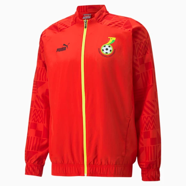 Puma Ghana Soccer Men's Prematch Jacket - Image 6