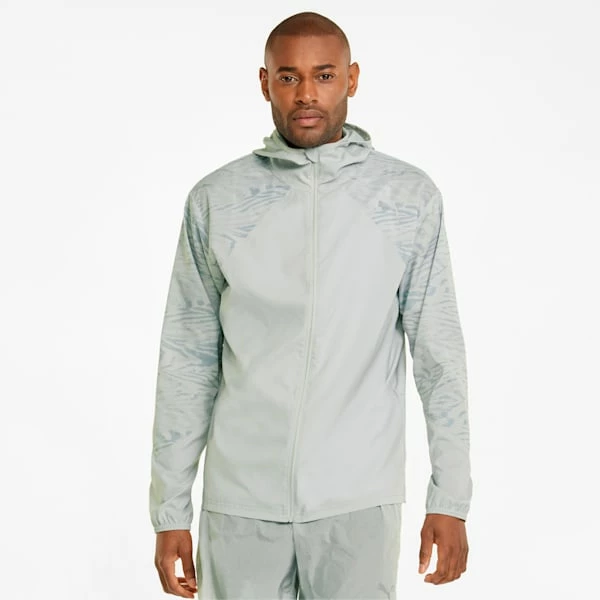 Performance Running Graphic Hooded Men's Running Jacket