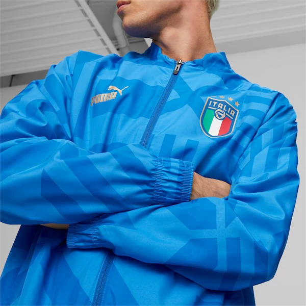 Puma Italy Soccer Prematch Home Men's Jacket - Image 2