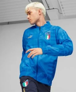 Puma Italy Soccer Prematch Home Men's Jacket
