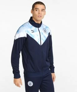 Puma Man City Iconic MCS Men's Soccer Track Jacket