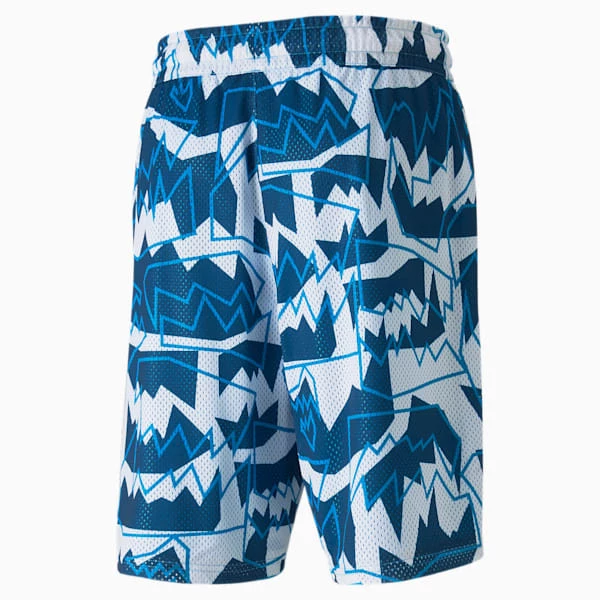 Puma Mesh Printed Practice Men's Basketball Shorts - Image 5