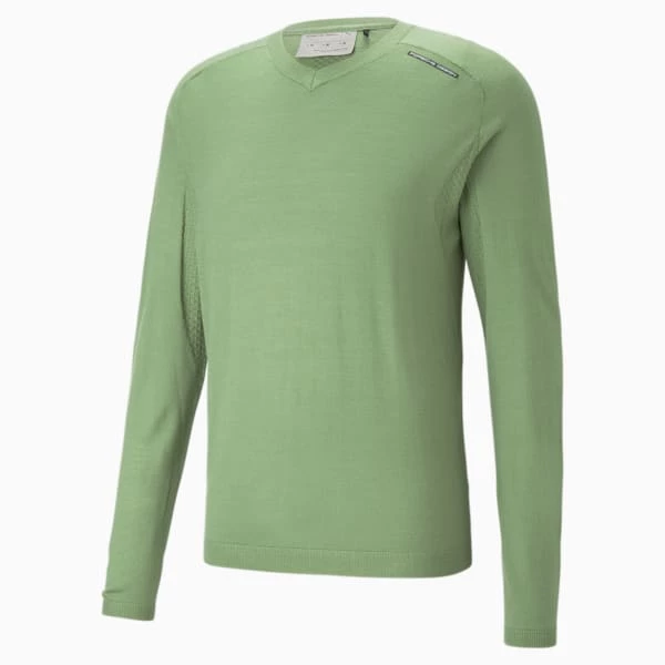 Puma Porsche Design EvoKNIT Men's V-Neck Sweatshirt - Image 6