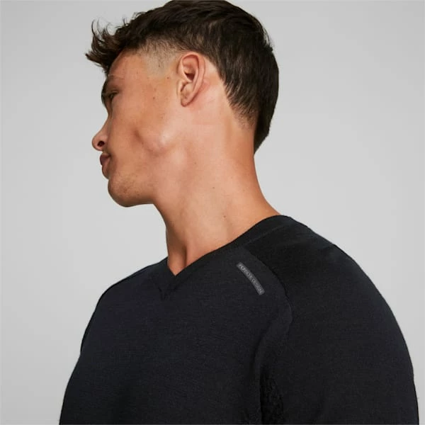 Puma Porsche Design EvoKNIT Men's V-Neck Sweatshirt - Image 4