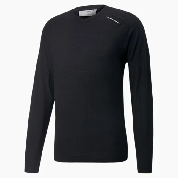 Puma Porsche Design EvoKNIT Men's V-Neck Sweatshirt - Image 6