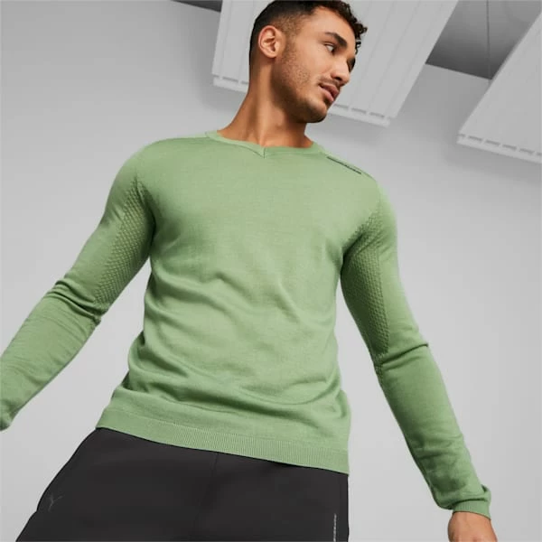 Puma Porsche Design EvoKNIT Men's V-Neck Sweatshirt