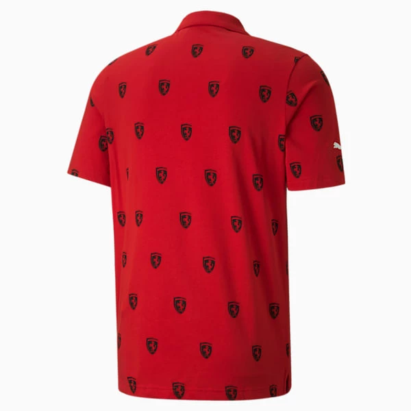Puma Scuderia Ferrari Race Printed Men's Motorsport Polo Shirt - Image 5