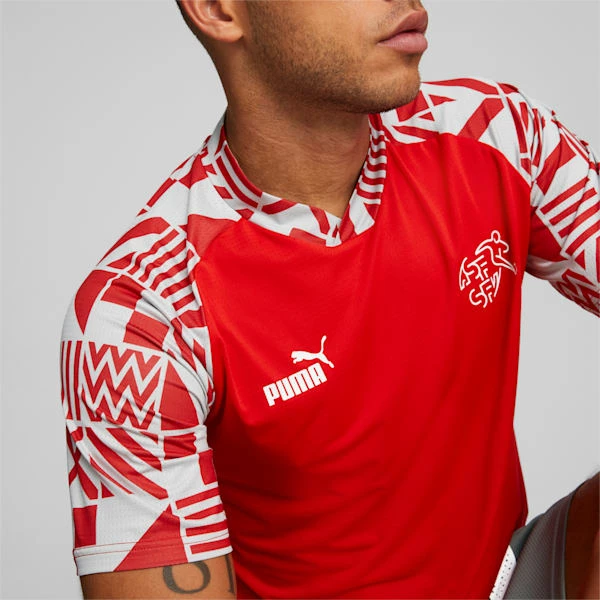 Puma Switzerland Soccer Men's Prematch Jersey - Image 5
